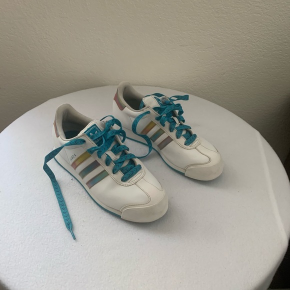 adidas Shoes | Adidas Samoa Rainbow Accent Unisex Men 7 Women 9 | Poshmark